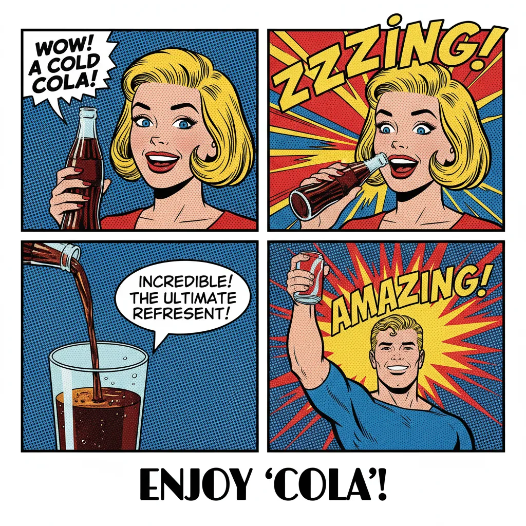 Pop Art Comic Style