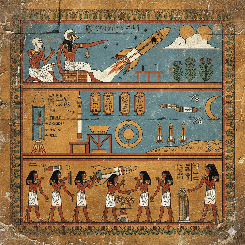 Ancient Egyptian Wall Art Style