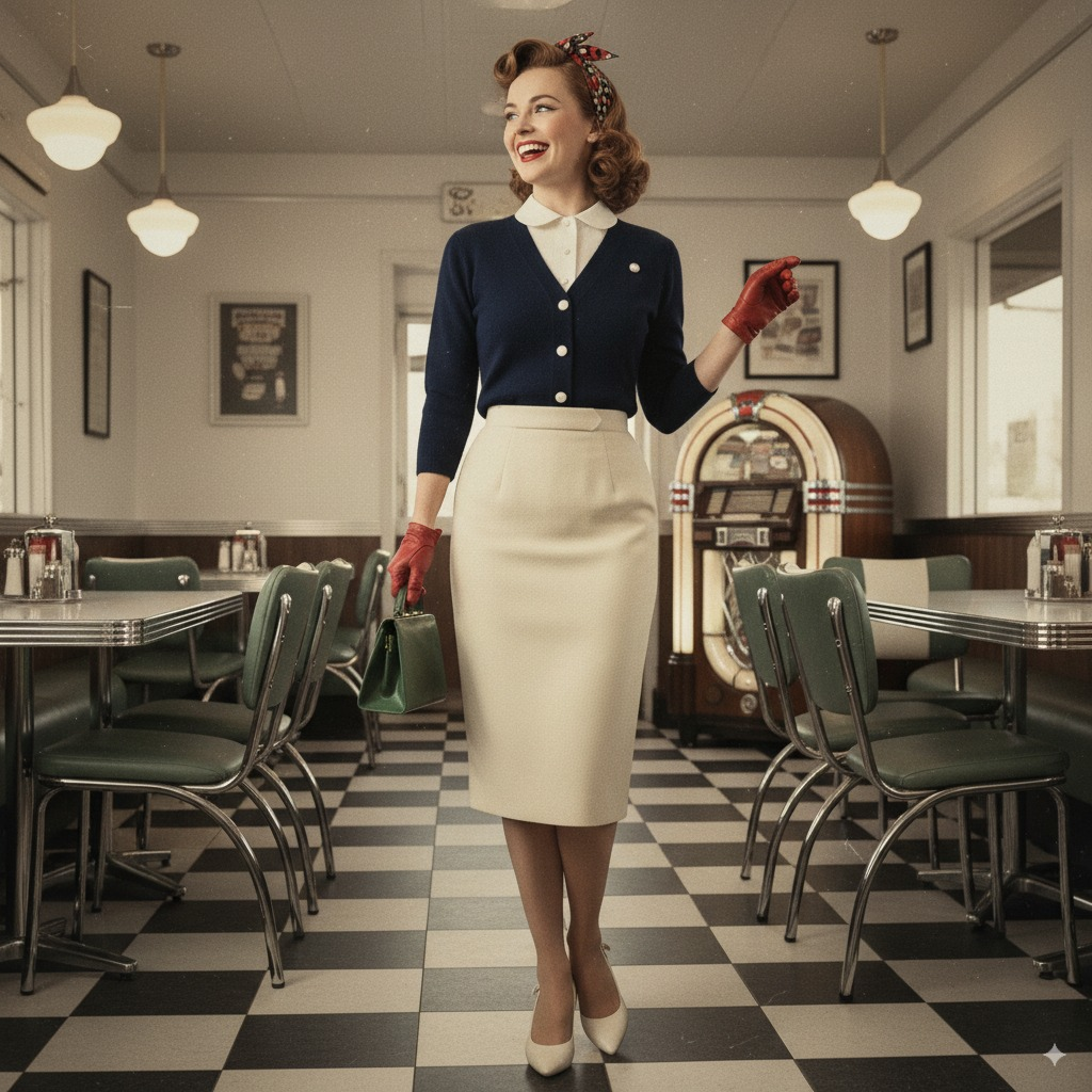 Apply vintage outfit