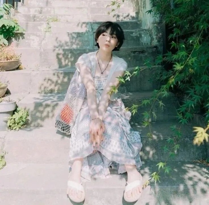 Example of source photo before AI portrait transformation