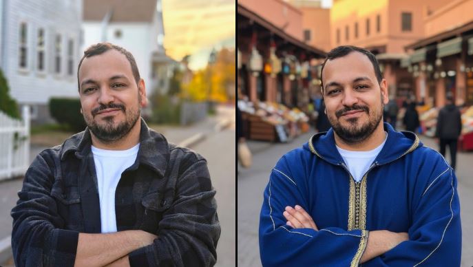 Change image background