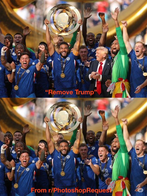 Removing people from pictures